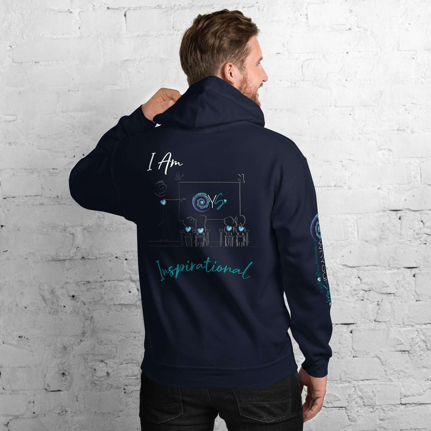 Unisex Hoodie ~ I Am Inspirational