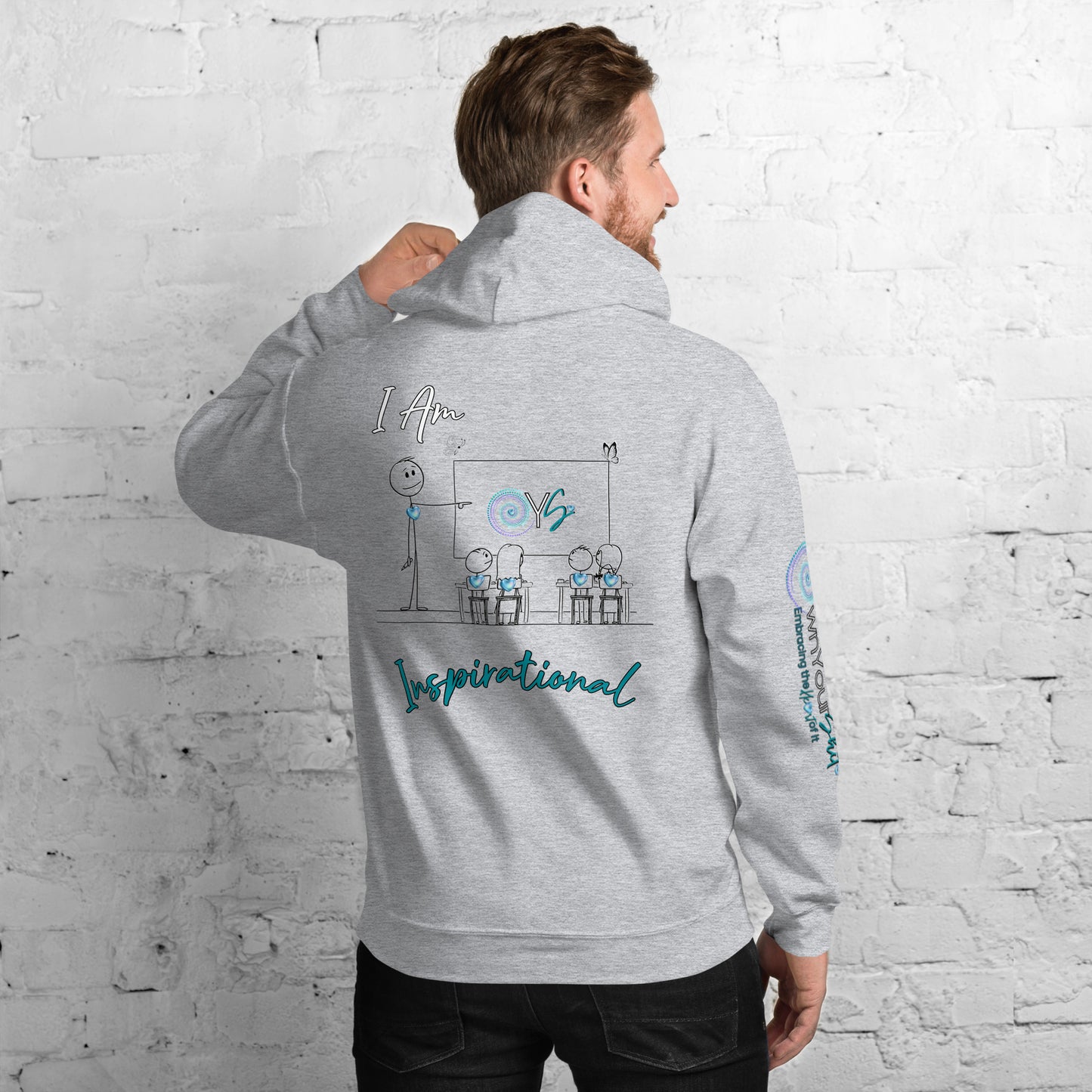 Unisex Hoodie ~ I Am Inspirational