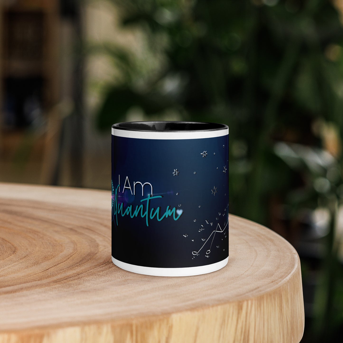 Mug with Color Inside ~ I Am Quantum