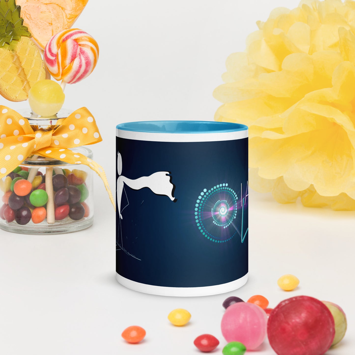 Mug with Color Inside ~ I Am Light