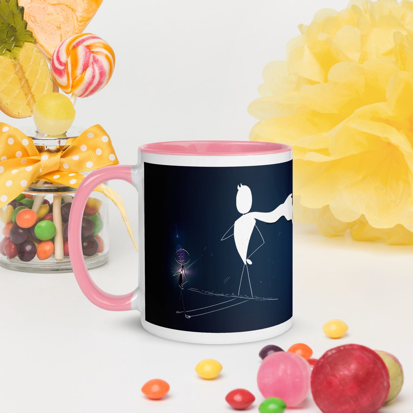 Mug with Color Inside ~ I Am Light