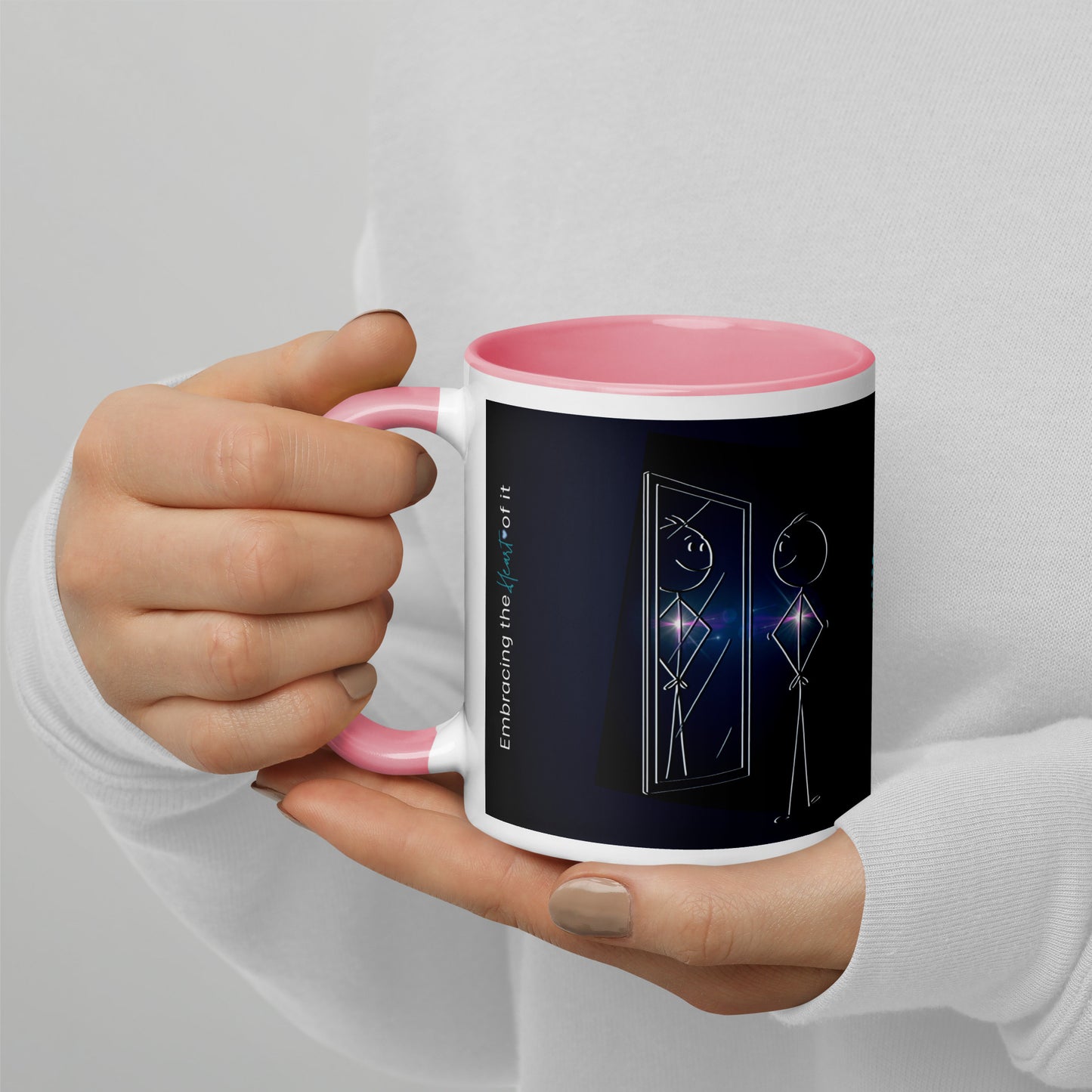 Mug with Color Inside ~ I Am Worthy