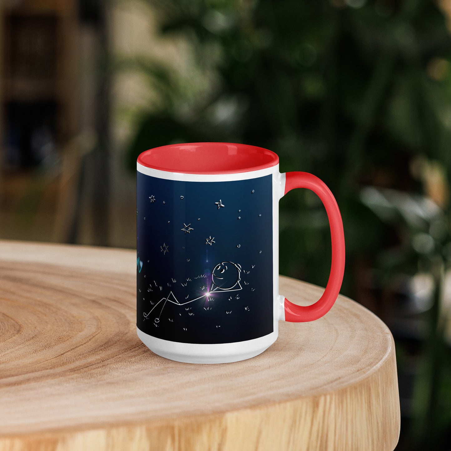 Mug with Color Inside ~ I Am Quantum