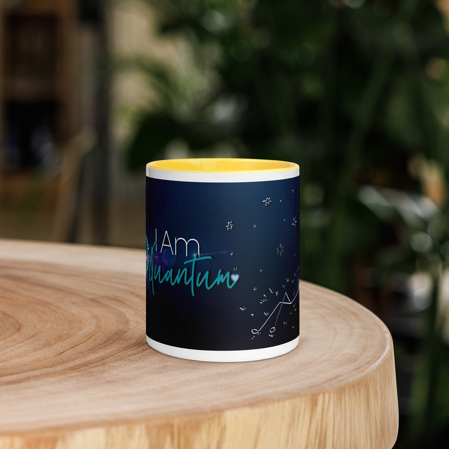 Mug with Color Inside ~ I Am Quantum